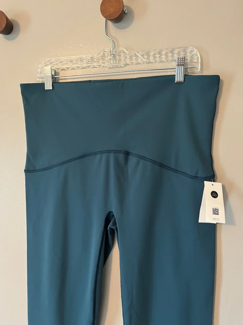 New! SPANX Booty Boost Full Length Leggings in Crystal Teal Size 1X NWT - Picture 2 of 13